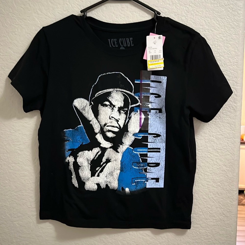 Ice cube cropped tee size xl